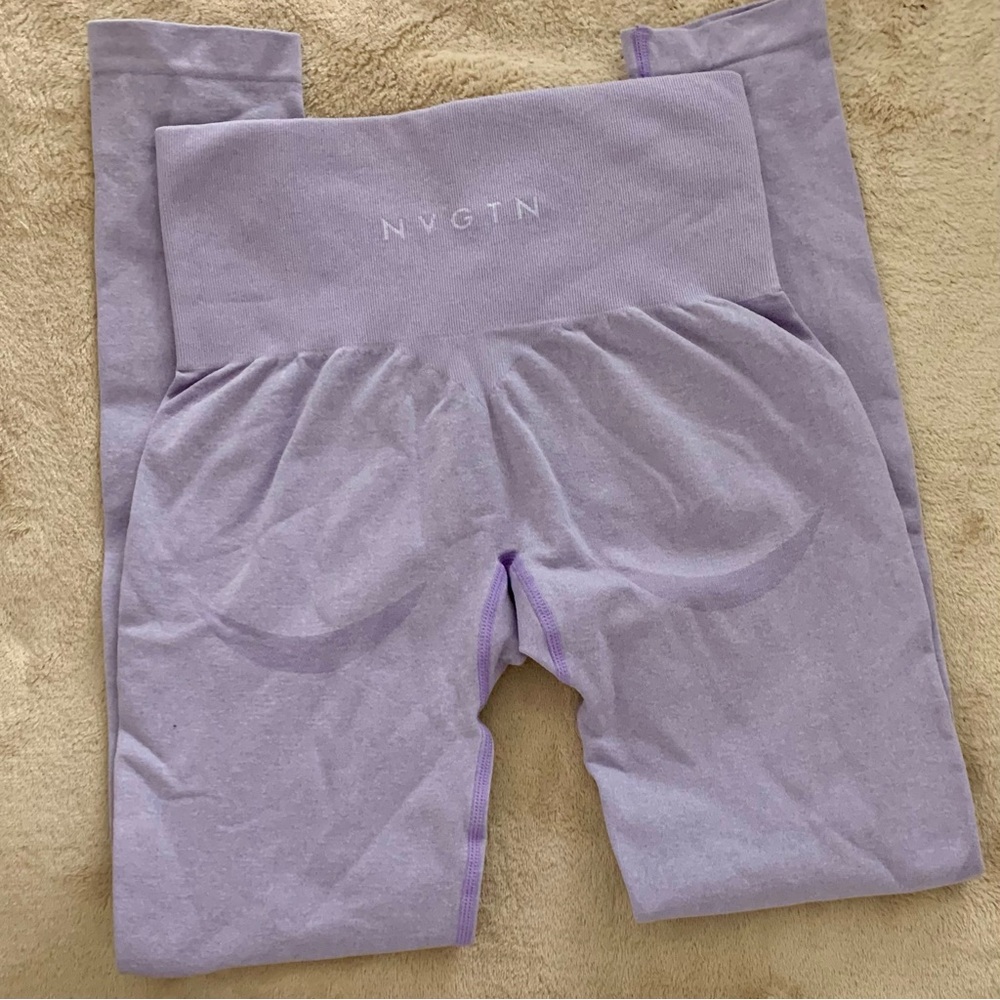 NVGTN Purple Leggings Comfortable Stylish